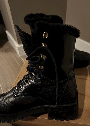 Beymen Siyah Deri Bot - Görsel 5