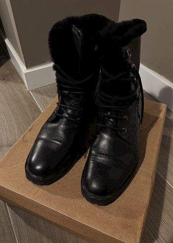 Beymen Siyah Deri Bot - Görsel 3