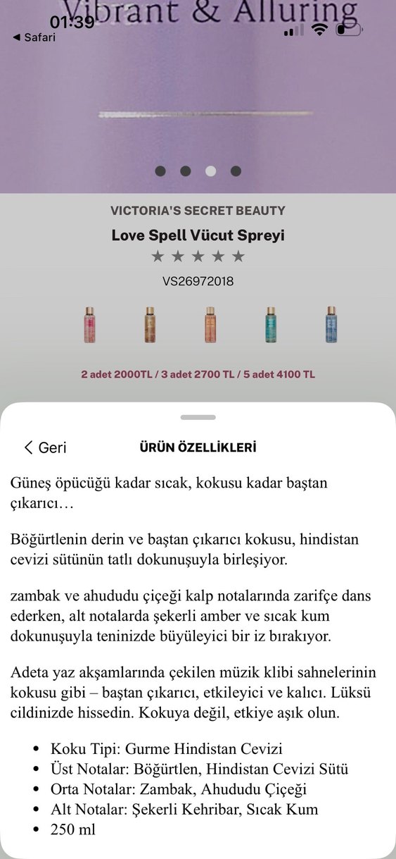 Victoria's Secret Love Spell Kadın Parfümü - Görsel 4