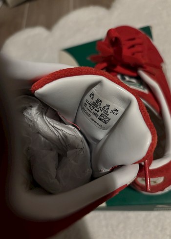 Kırmızı Puma Suede Spor Ayakkabı - Görsel 4