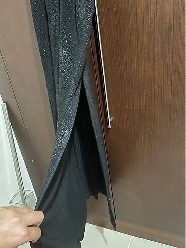 l Beden siyah Renk Kendinden ışıltılı elbise