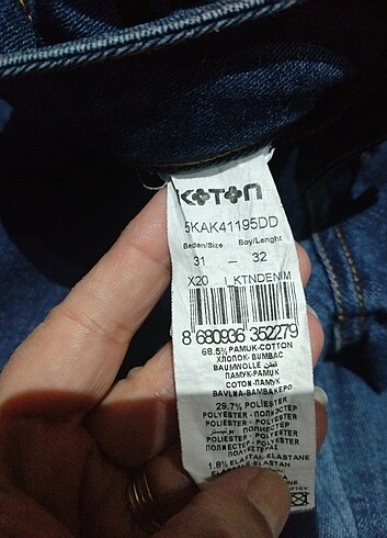 31 Beden Kadın kot pantolon
