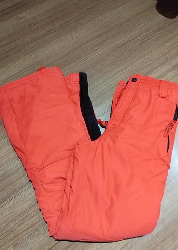 Kırmızı Fermuarlı Erkek Kayak Pantolonu