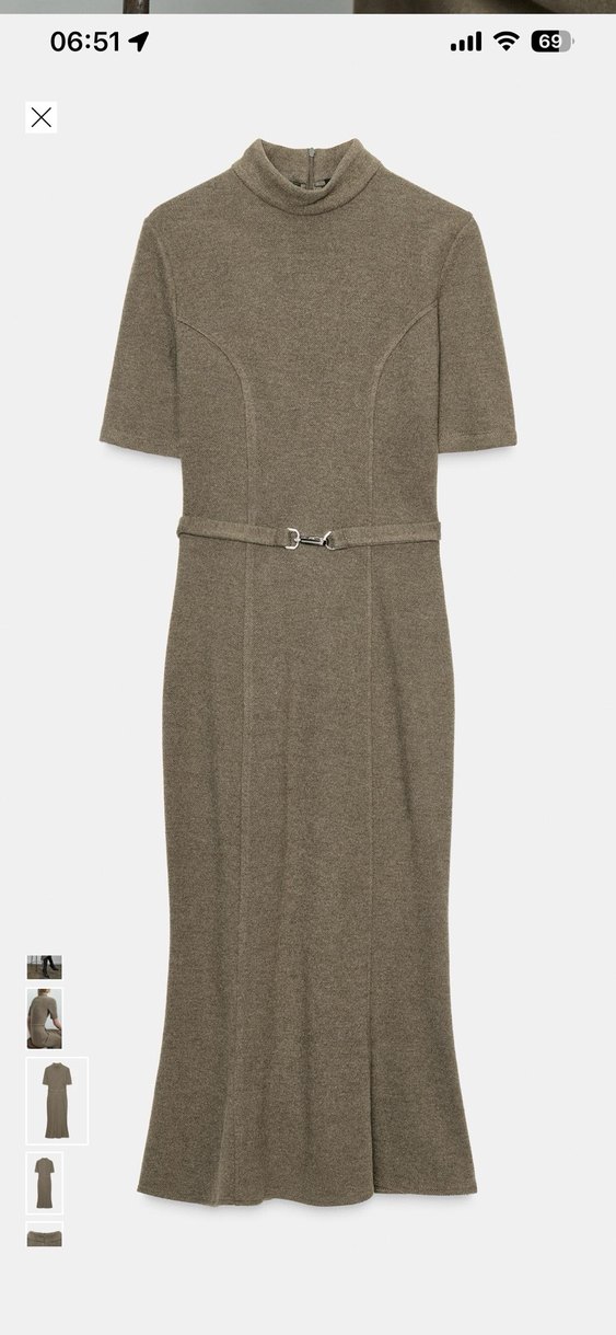 Zara midi elbise - Görsel 2