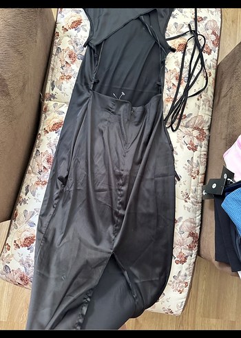 Siyah Uzun Abiye Elbise - Görsel 4