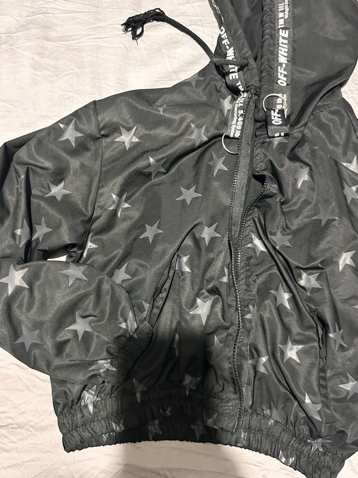 Siyah Kapüşonlu Mini Kadın Ceket - Görsel 2