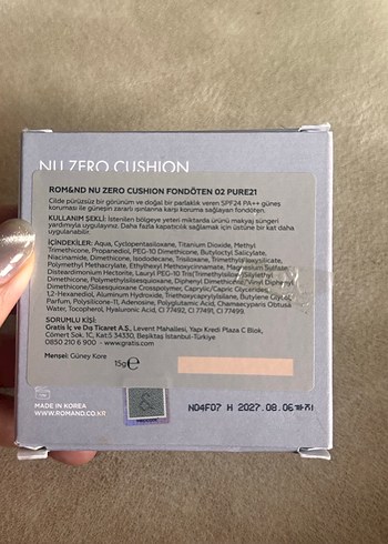 Romand cushion fondoten - Görsel 2