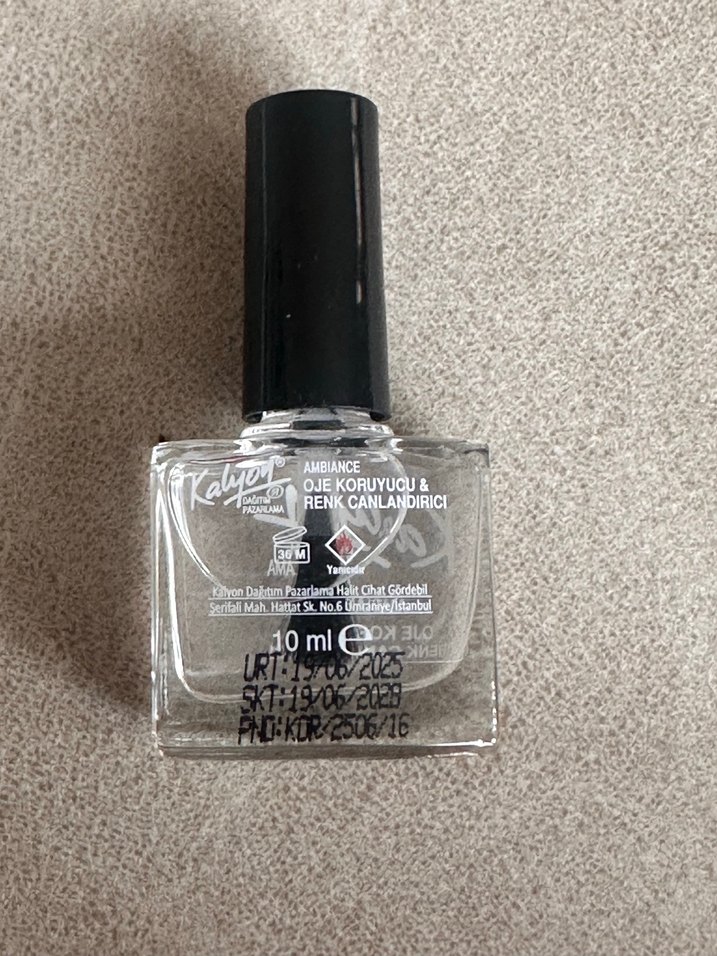 Parlak Beyaz kalyon Oje Koruyucu ve Renk Canlandırıcı - Görsel 2