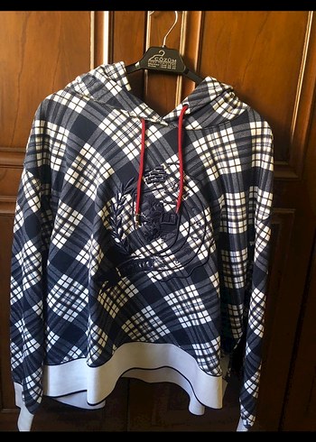 Tommy Hilfiger Orijinal Kadın Kapüşonlu  Sweatshirt - Görsel 2