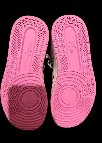 Lacoste Orijinal Sneaker Peach & Pink Özel Renk Sıfır Ürün - Görsel 4