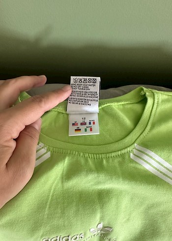 Adidas Yeşil Uzun Kollu Likralı Tişört - Görsel 4