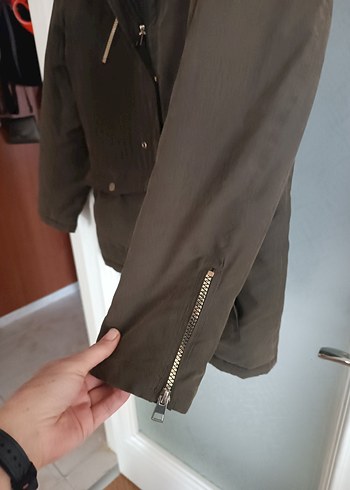 hakii Kürklü Midi Kadın Mont - Görsel 3