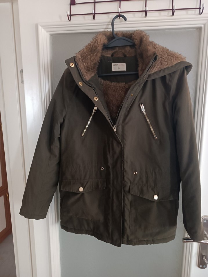 hakii Kürklü Midi Kadın Mont - Görsel 2