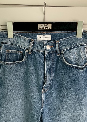 Gri Mavi Kadın Denim Pantolon - Görsel 3
