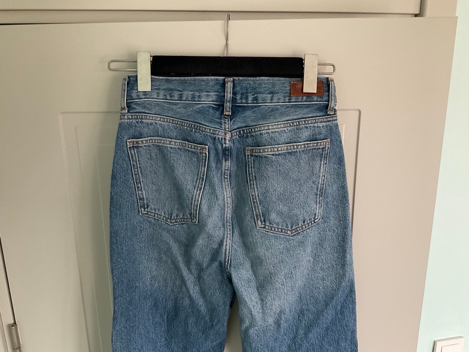 Gri Mavi Kadın Denim Pantolon - Görsel 4