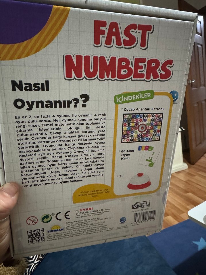 Fast Numbers Temel Matematik Oyunu - Görsel 5