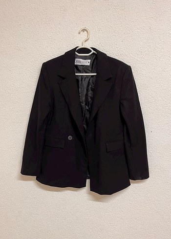 s Beden Siyah Kadın Blazer Ceket