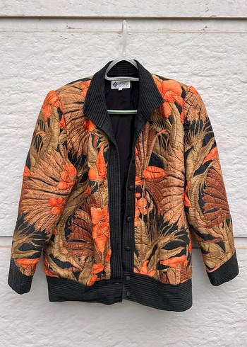 American Vintage Tay İpeği Desenli Ceket 40/42
