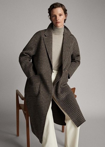 Massimo Dutti Yün Kaban XS 