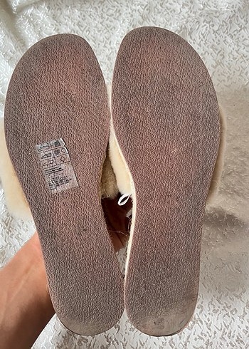 Bej Kürklü Bohem Kadın Terlik - Görsel 7