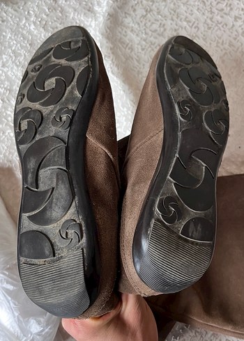 Kahverengi Süet Kadın Çizme - Görsel 9