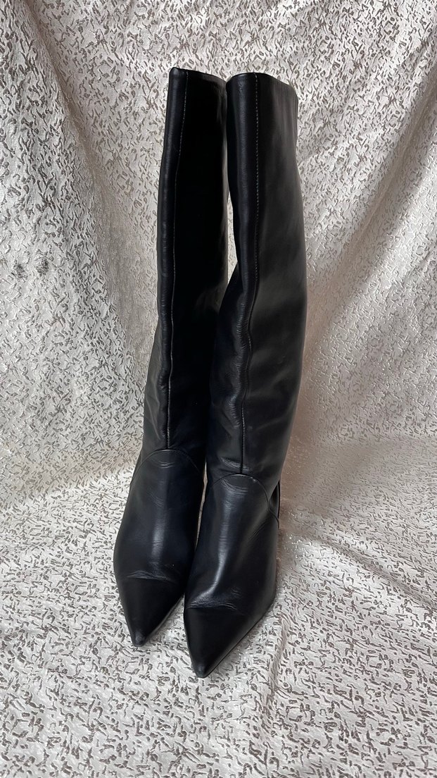 Mango Hakiki Deri Çizme 38  - Görsel 3