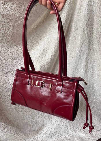 Suni Kılçıllı Deri Omuz Çantası  - Görsel 3