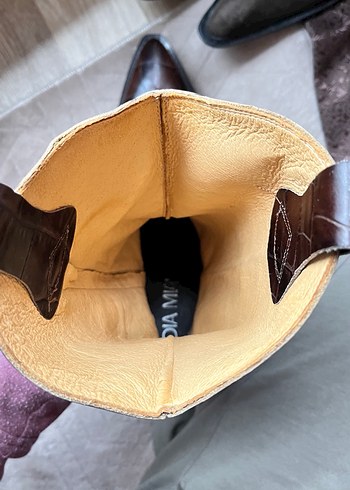 Erkek Kovboy Deri Çizme 43  - Görsel 9