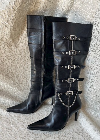 American Vintage Hakiki Vintage Deri Cizme 36