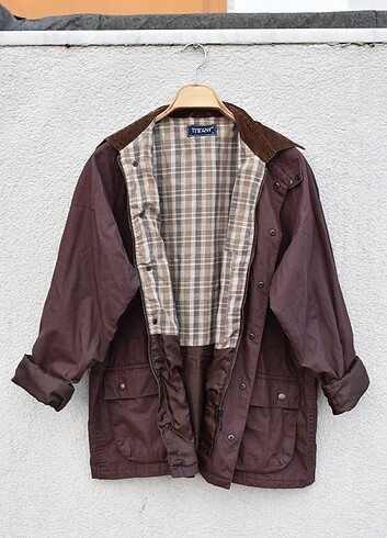 s Beden kahverengi Renk Oversize Vintage Ceket 