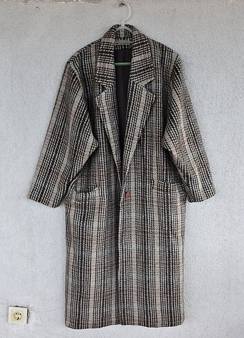 American Vintage Oversize Vintage 90'S Kışlık Yün Kaban 40-42 Beden ????