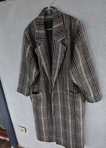 xl Beden çeşitli Renk Oversize Vintage 90'S Kışlık Yün Kaban 40-42 Beden ????