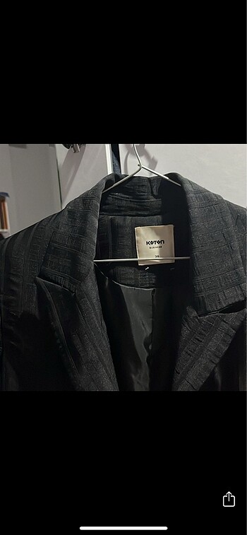 m Beden siyah Renk Blazer ceket