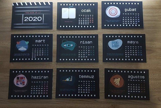 DAY6 Gravity 2020 takvimi