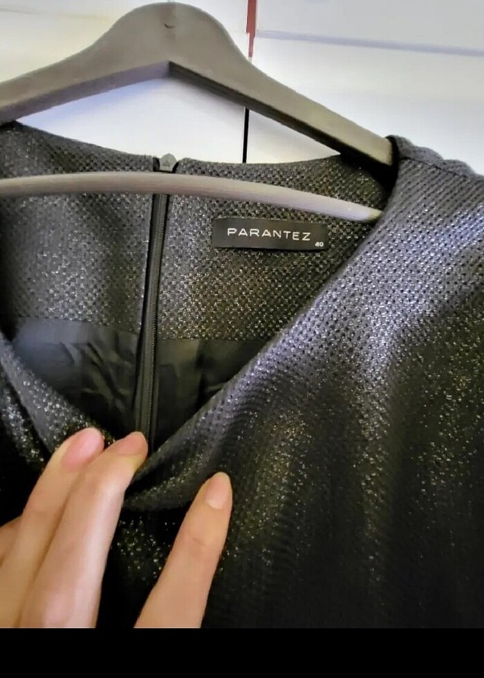 Ceketli midi elbise - Görsel 5