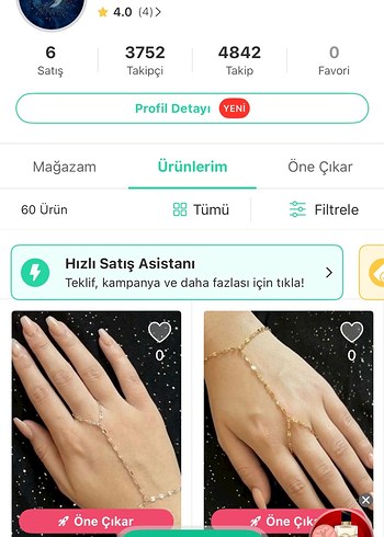 Accessorize  Dolap Satici Profilim
