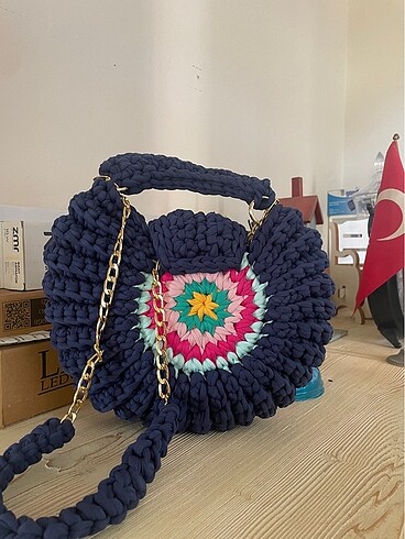 Tasarımcı Penye çanta