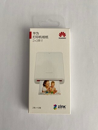 2 Adet Huawei ORIJINAL Zink Fotoğraf Kağıdı