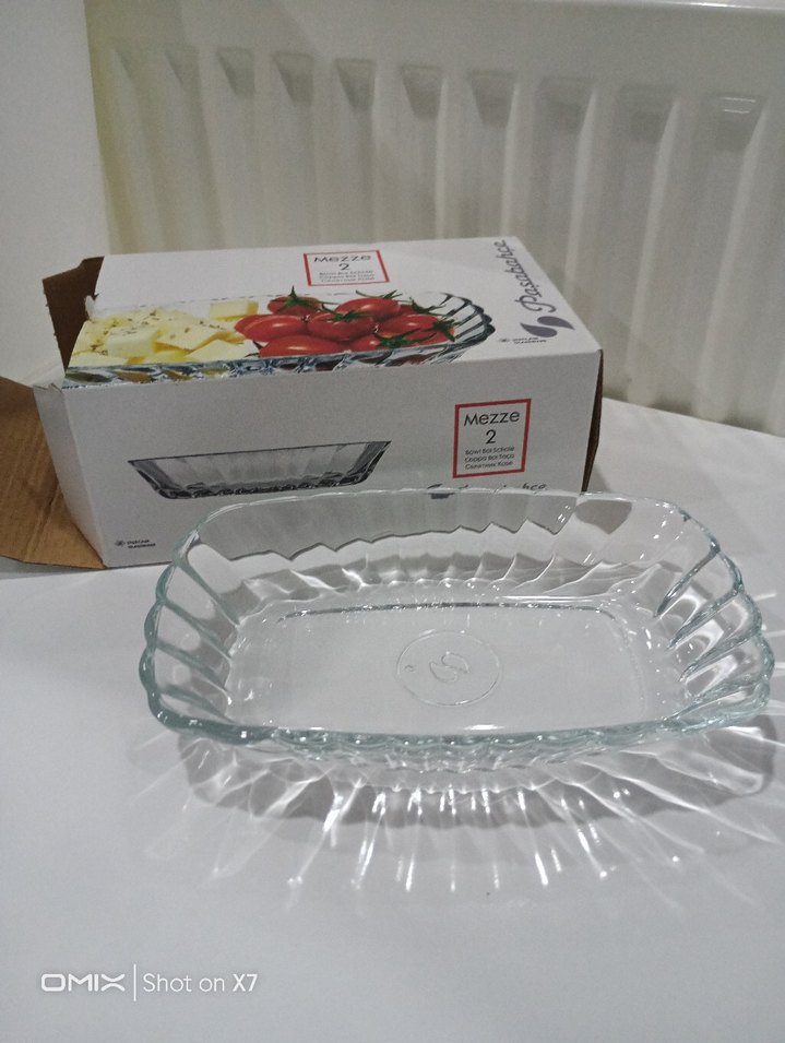 Contemporary Beyaz Cam Mezze Tabağı - Görsel 2