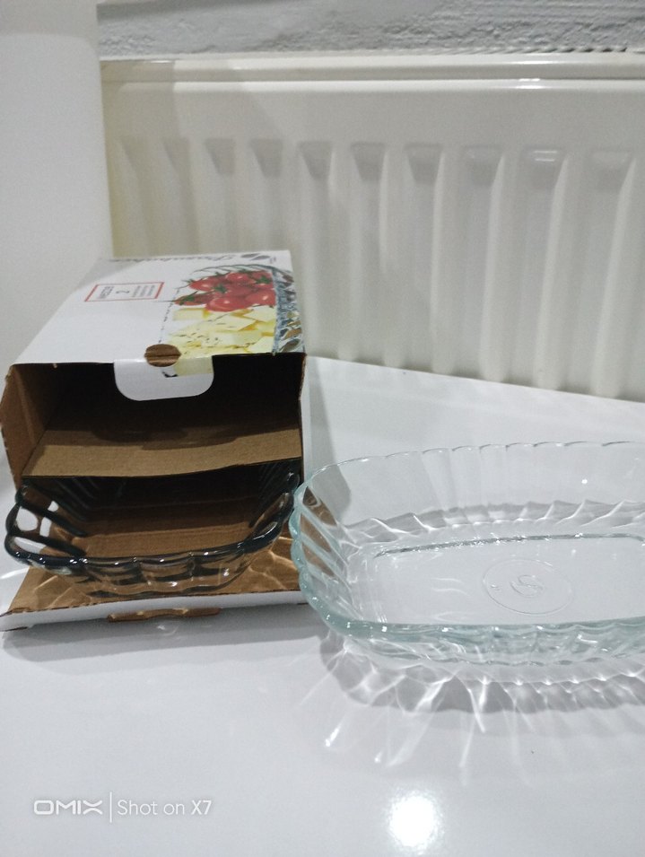 Contemporary Beyaz Cam Mezze Tabağı - Görsel 3