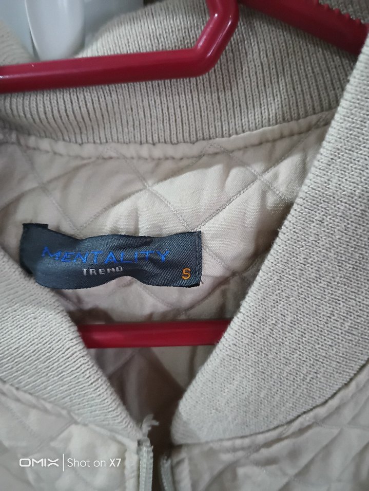 Bej Erkek Kapitone Fermuarlı Ceket - Görsel 2