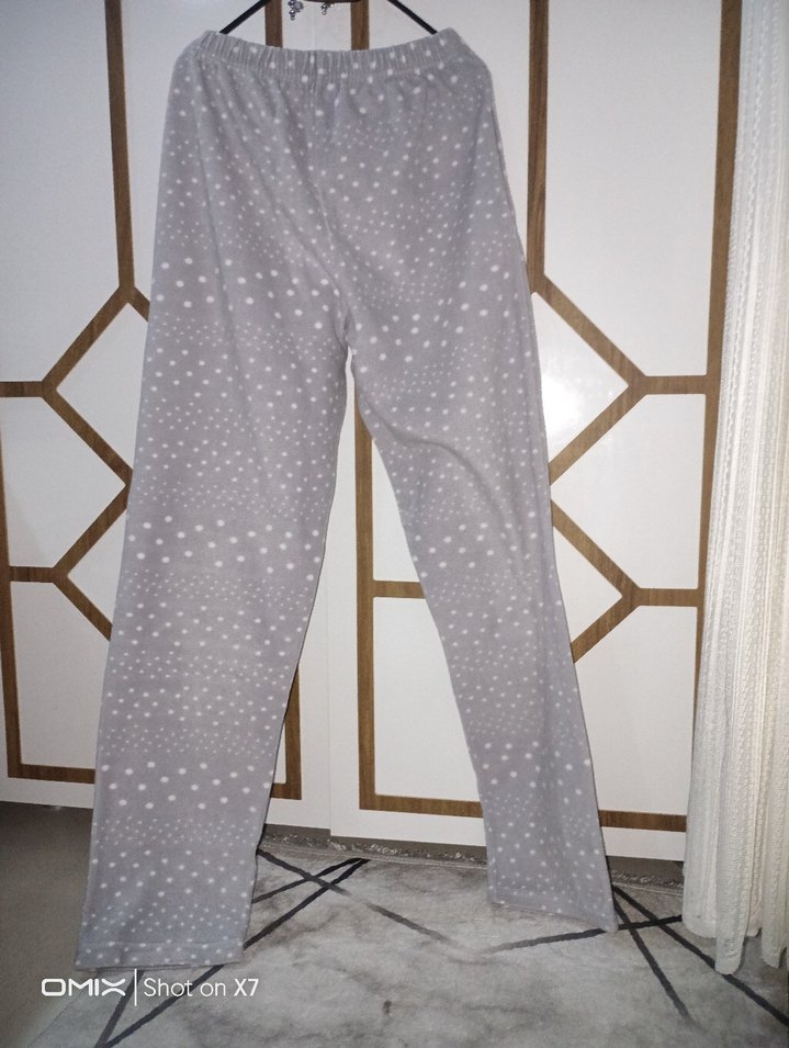 Gri Kadın Rahat Kesim pijama - Görsel 2