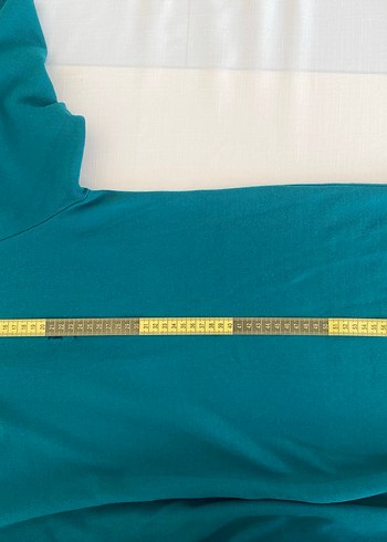 Turkuaz V Yaka Erkek Triko Kazak - Görsel 5