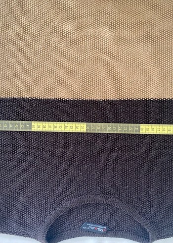 Erkek Kahverengi Triko Kazak - Görsel 3