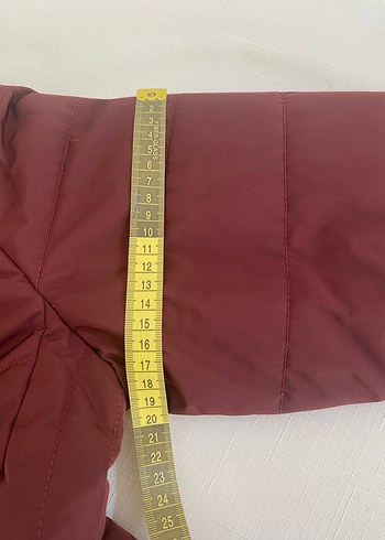 Bordo Fermuarlı erkek Mont - Görsel 6