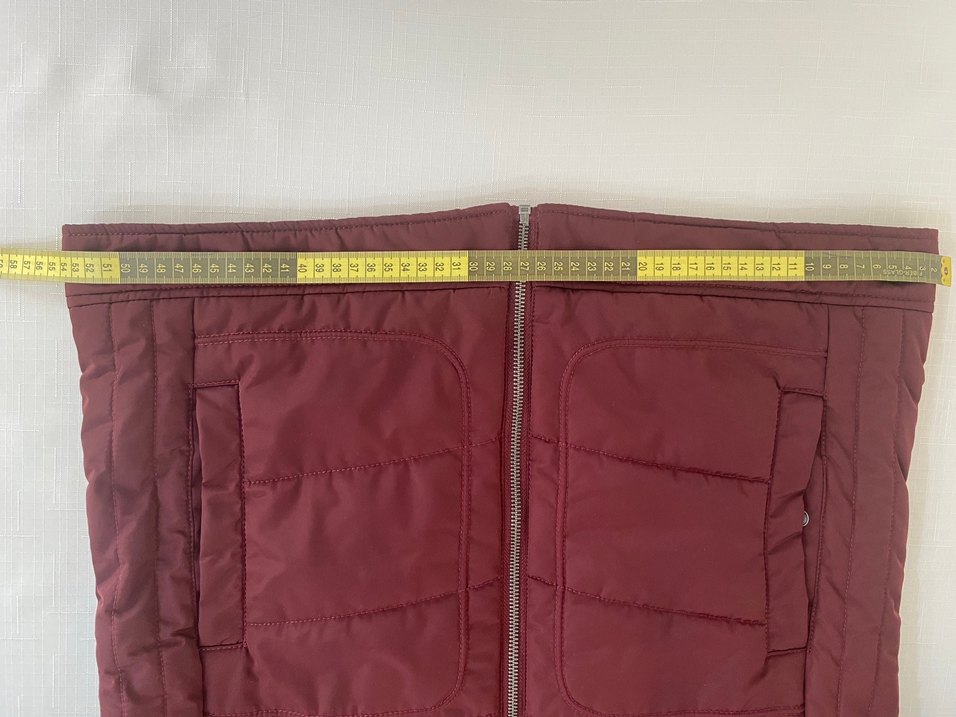 Bordo Fermuarlı erkek Mont - Görsel 3