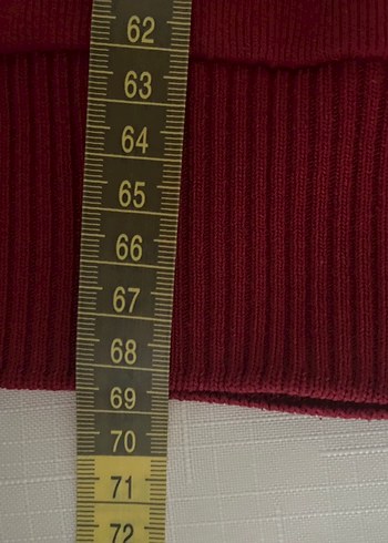 Bordo V Yaka Erkek Triko Kazak - Görsel 5