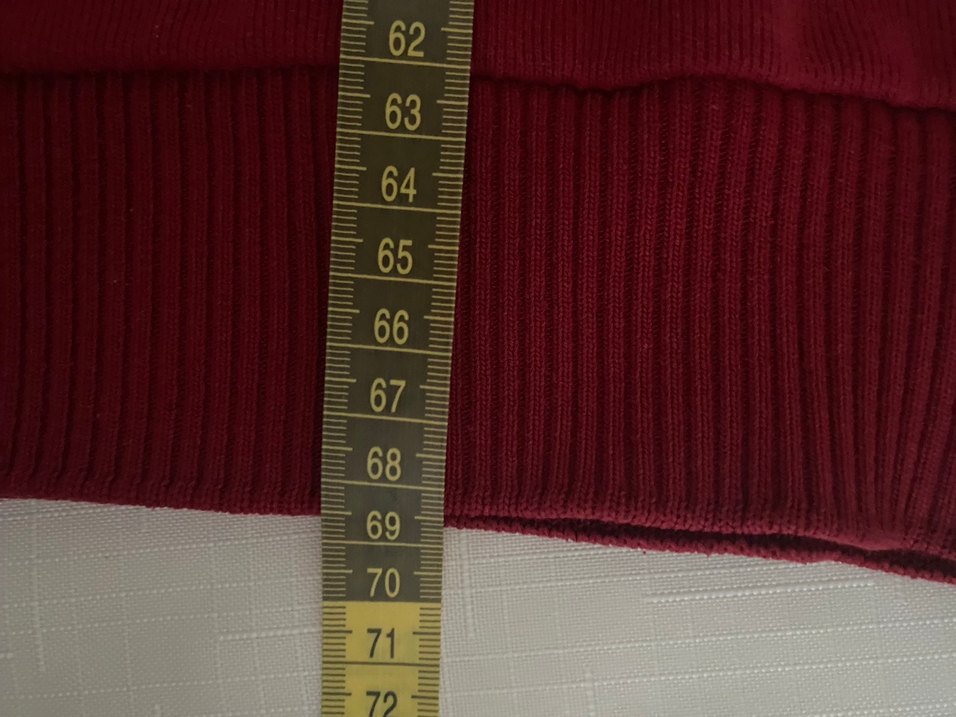 Bordo V Yaka Erkek Triko Kazak - Görsel 5