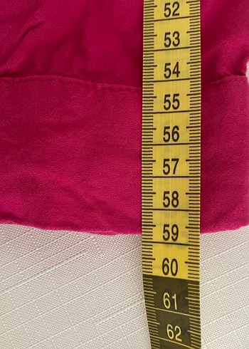 Uzun Kollu, Düğmeli, Desenli Pembe Tunik - Görsel 4