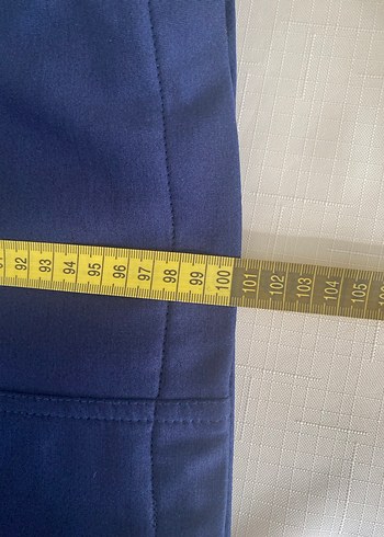 Lacivert Uzun Düğmeli Kadın Kaban - Görsel 7